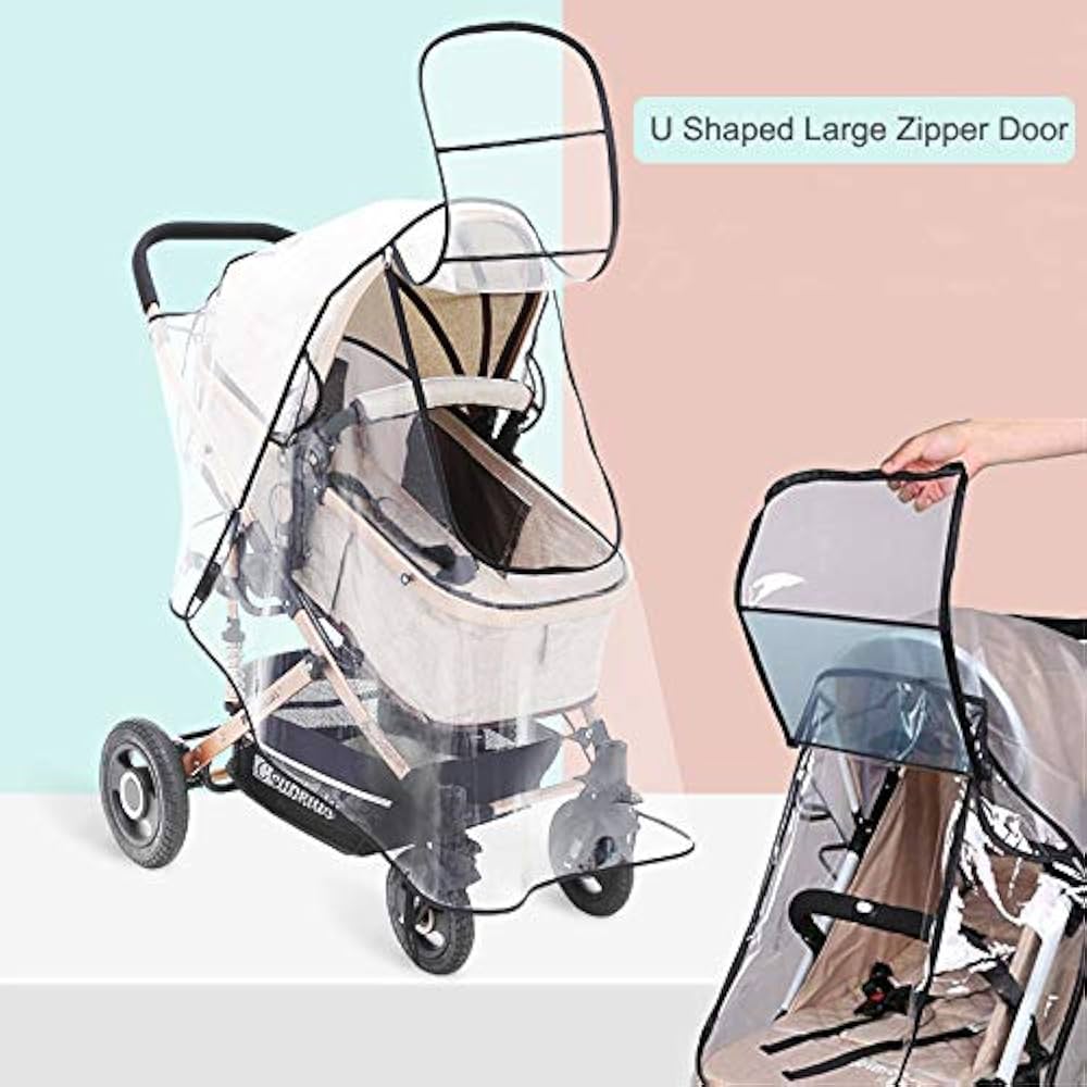 Waterproof cover for baby stroller