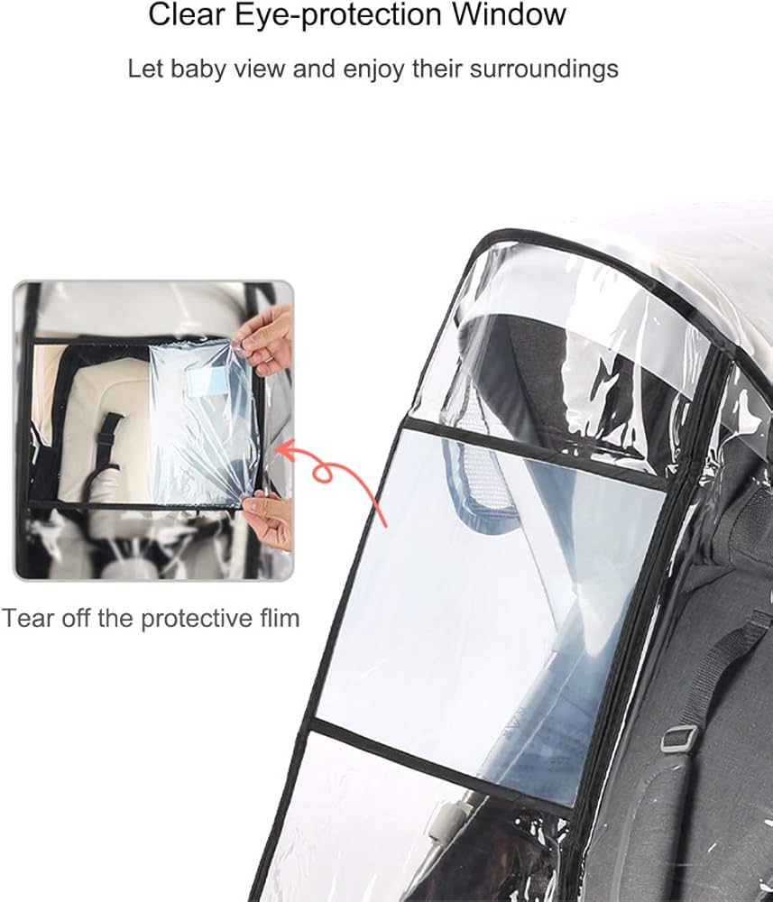 Waterproof cover for baby stroller