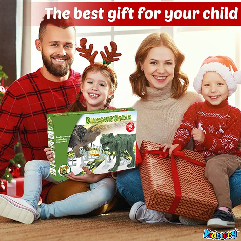 Electric toy car with tracks