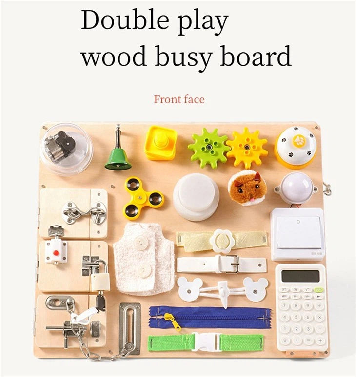 Wooden activity board