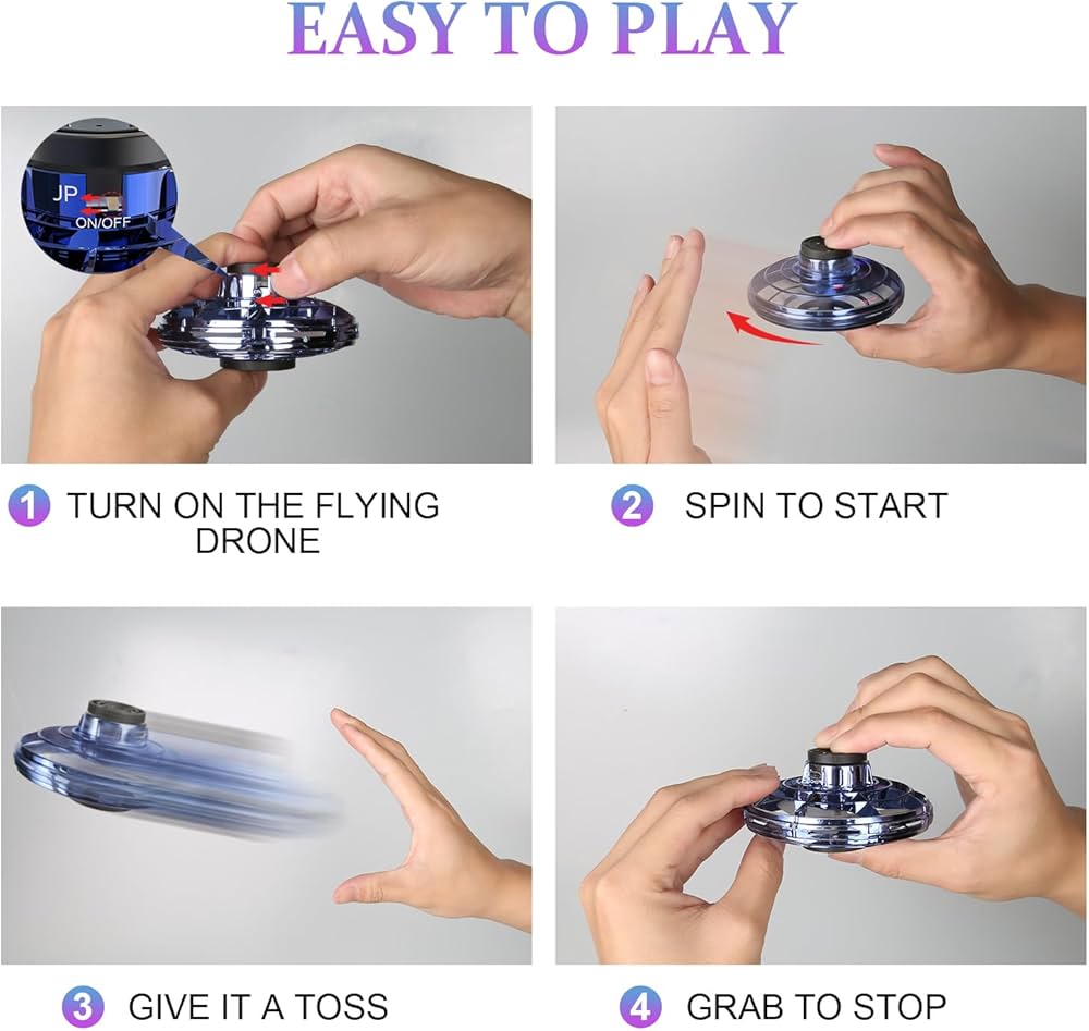 Fidget flying spinner