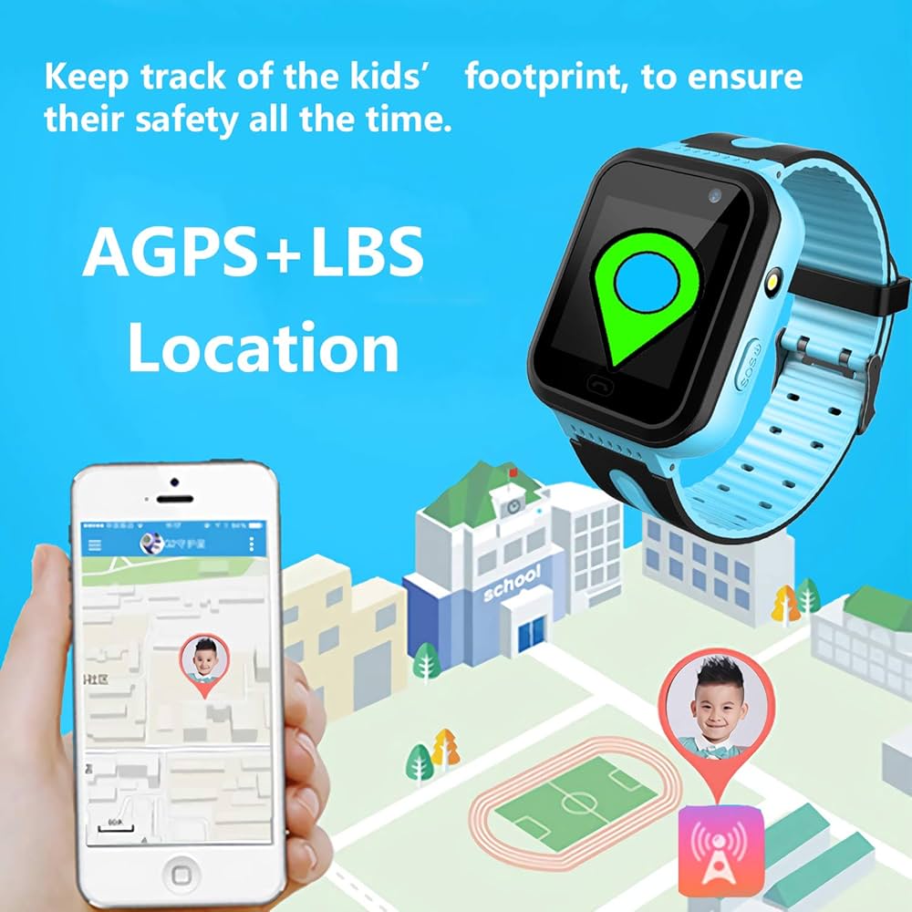 Kids watch with GPS tracker