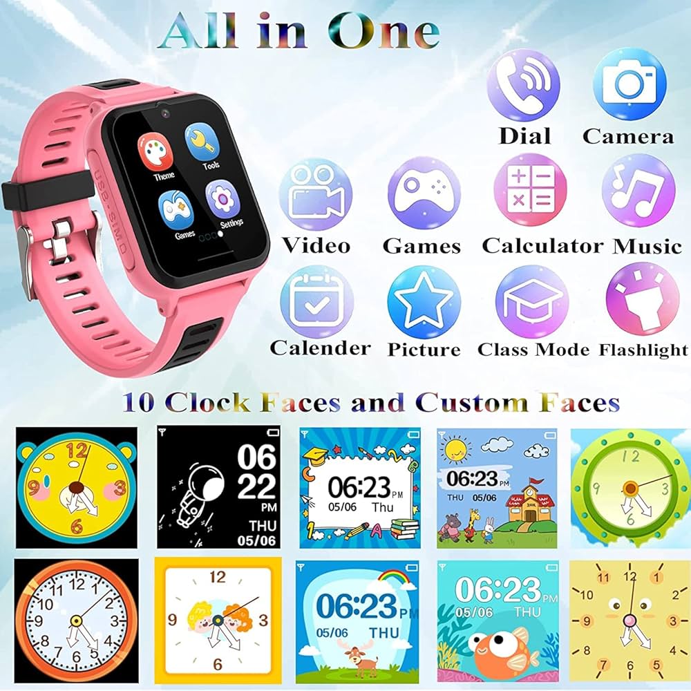 Kids watch with GPS tracker