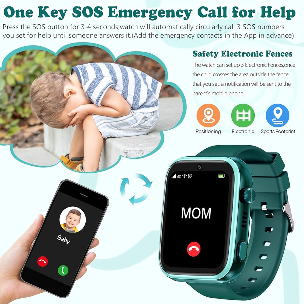 Kids watch with GPS tracker