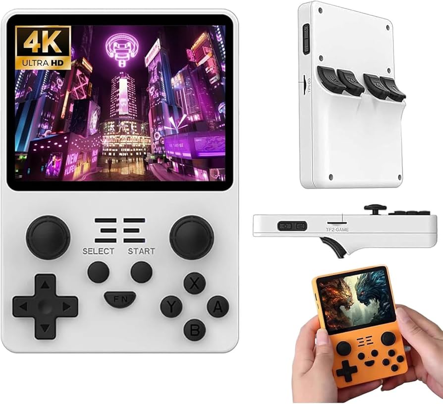 Nostalgic game console with joystick