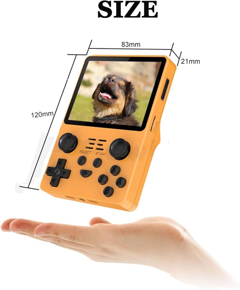 Nostalgic game console with joystick