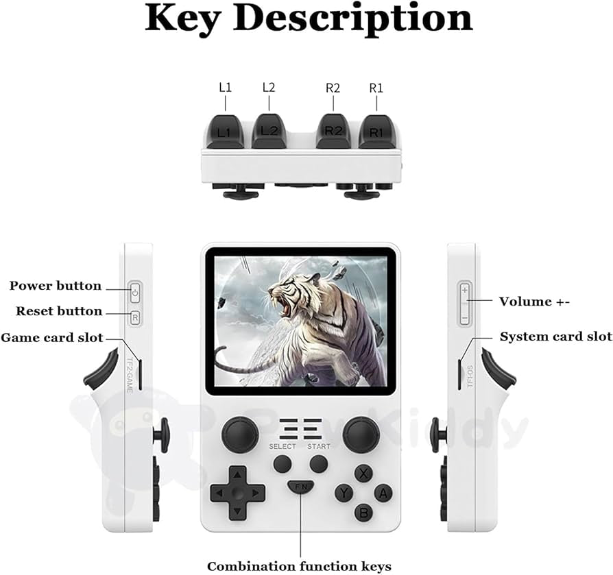 Nostalgic game console with joystick