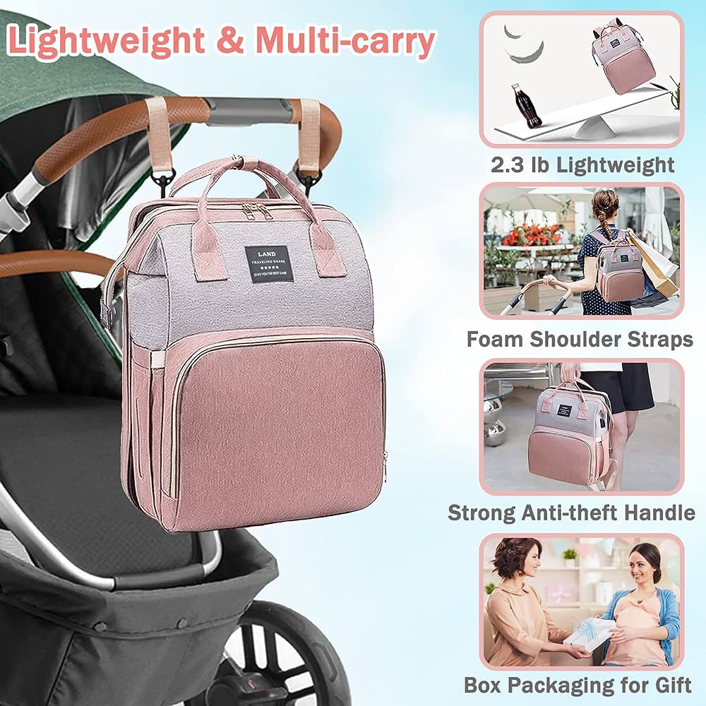 Mummy backpack with baby crib