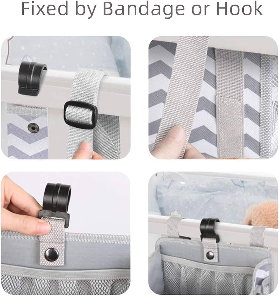 Storage bag for baby crib