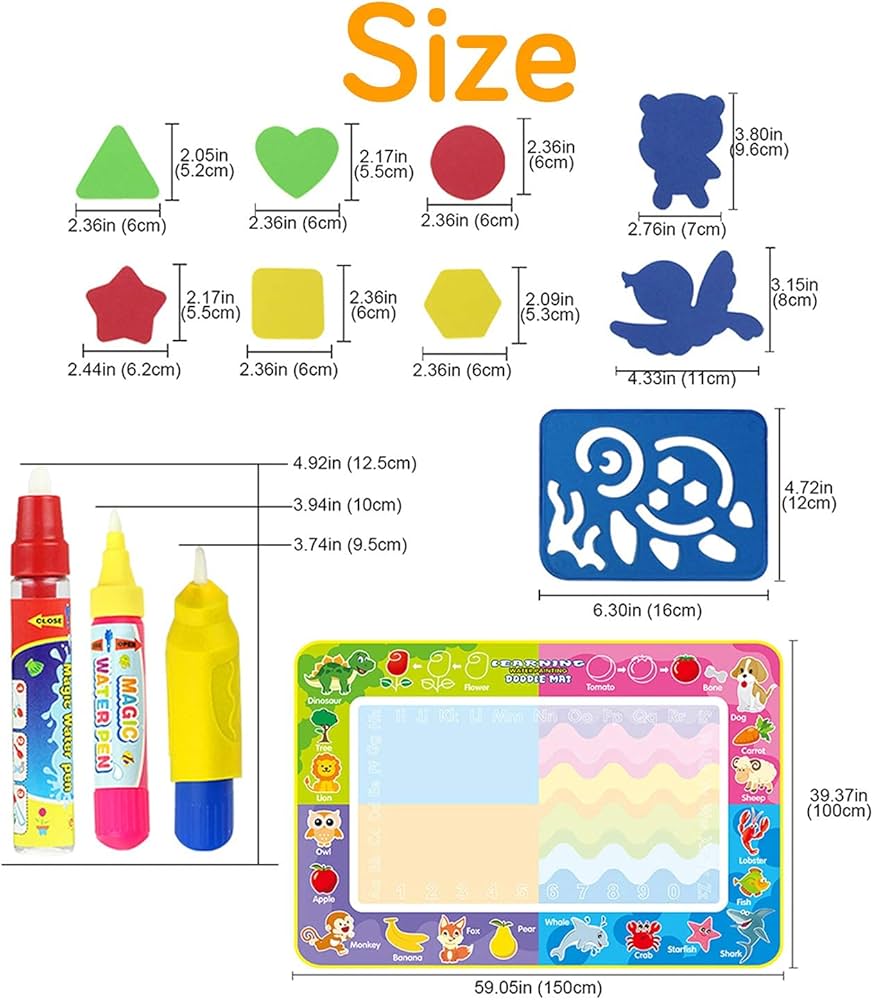Large painting mat for kids