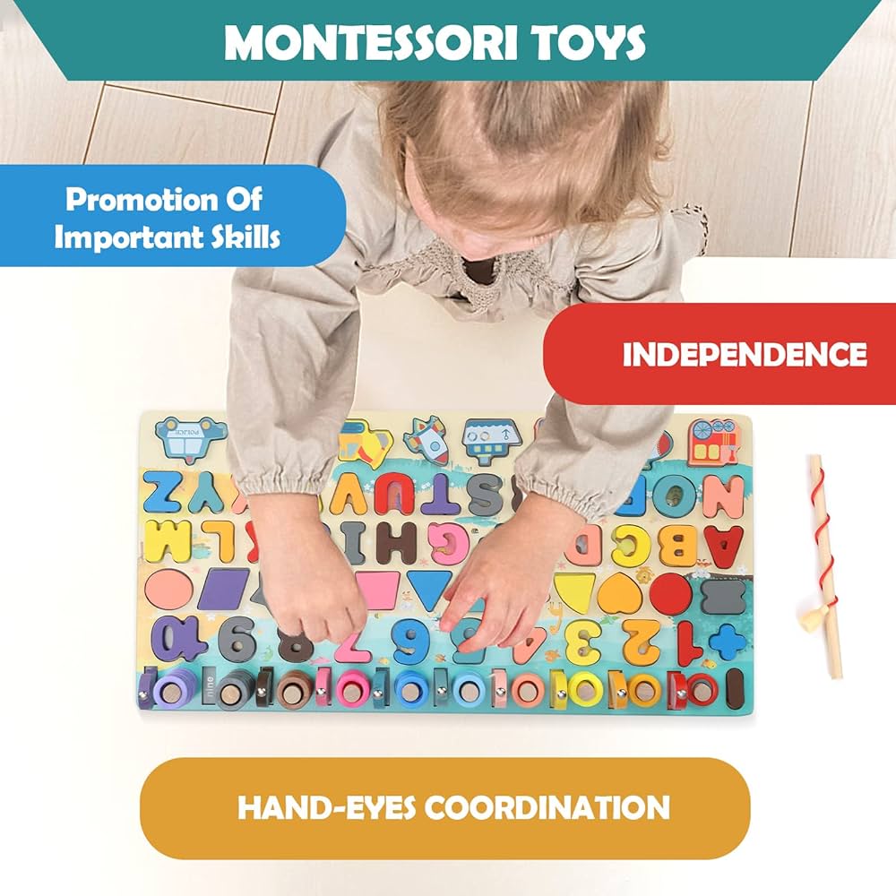 Eductional puzzle set for kids