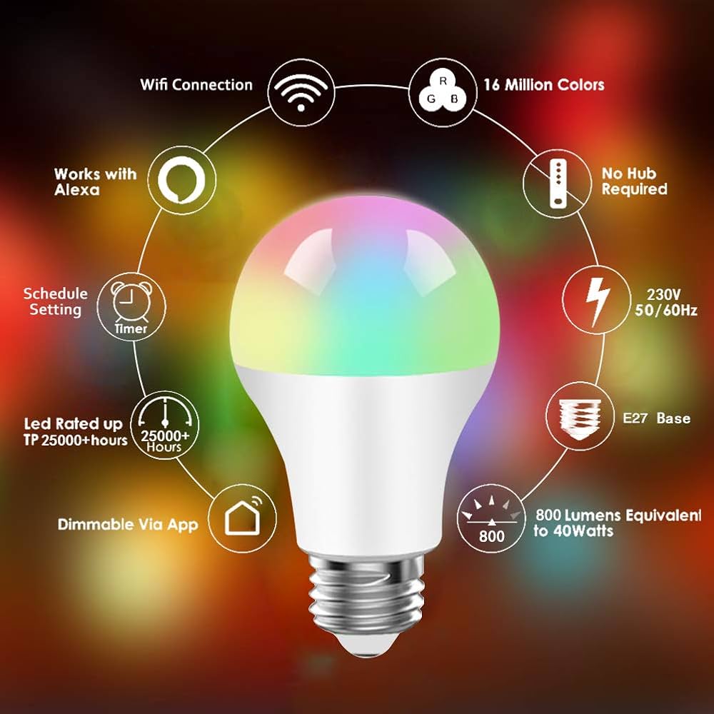Smart bulb with voice control