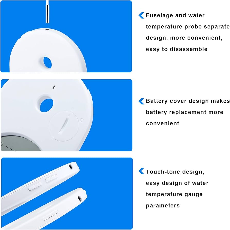 Digital thermometer for fish tank
