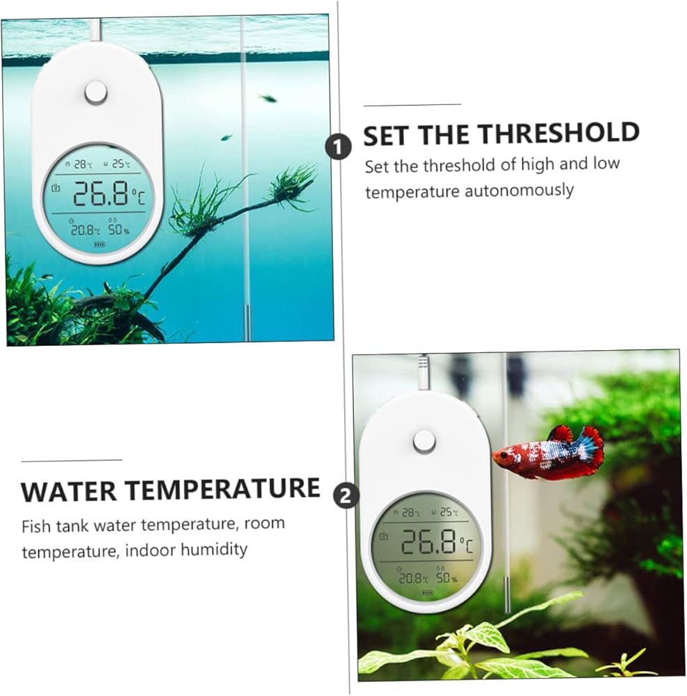 Digital thermometer for fish tank