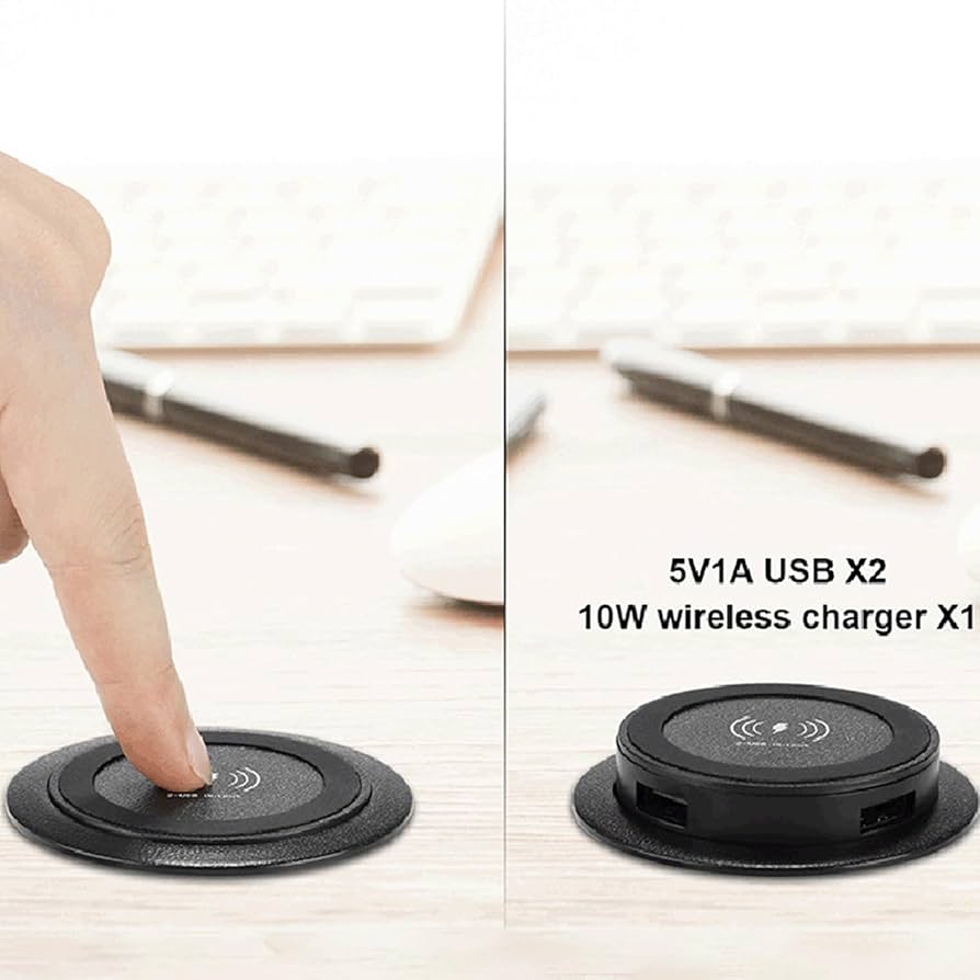 Desktop wireless charger Dual USB