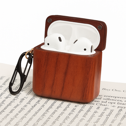 AirPods case by real wood