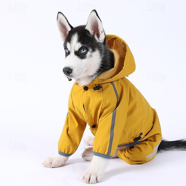 Dog raincoat waterproof breathable