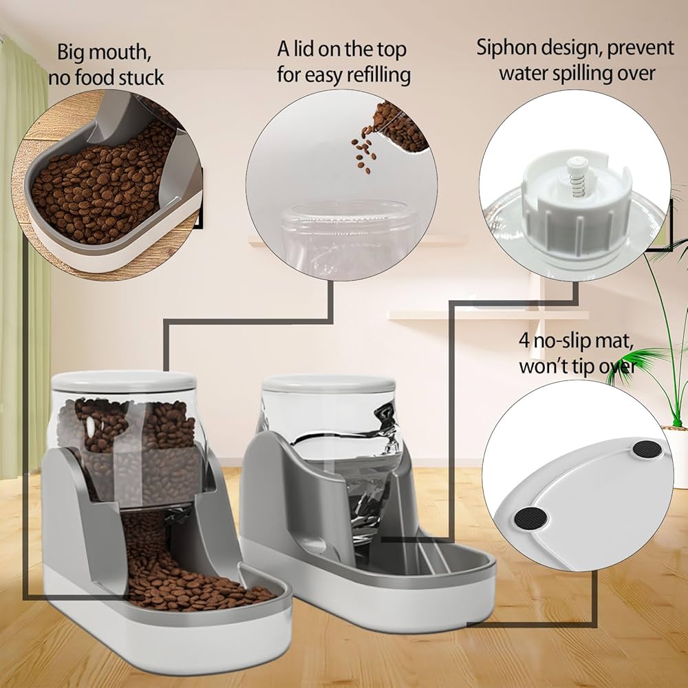 Pet feeding dispenser