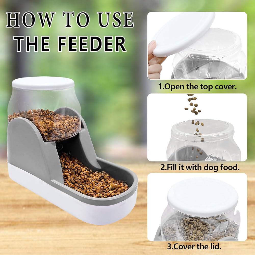 Pet feeding dispenser