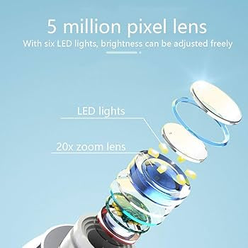 Pore cleaner with camera