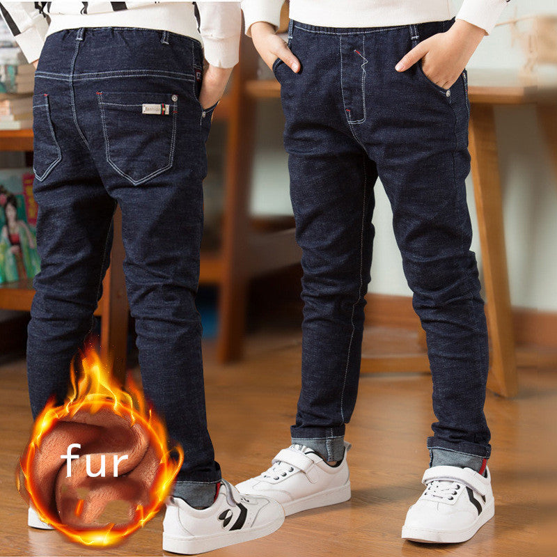 Boys fleece jeans
