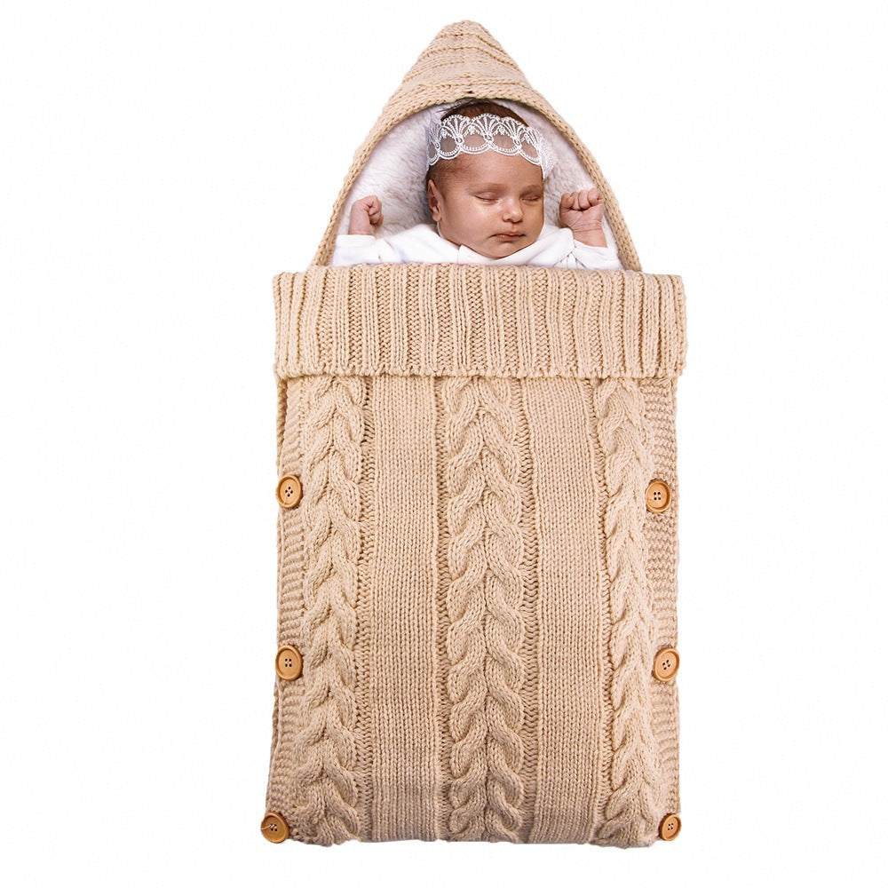 Warm sleeping bag for baby