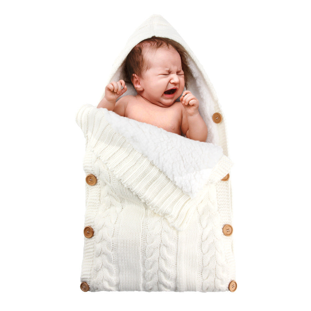 Warm sleeping bag for baby