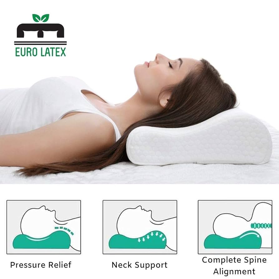 Orthopedic sleep pillows for cervical spine