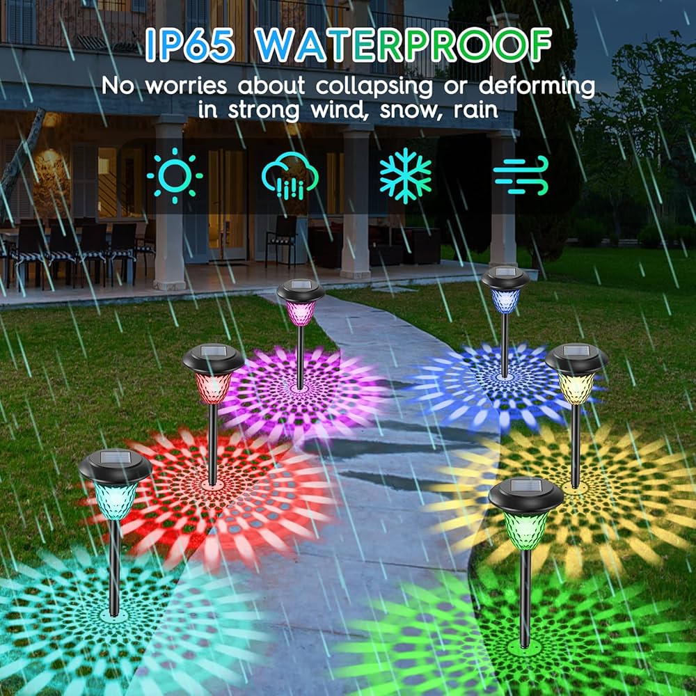 Solar lights for lawn