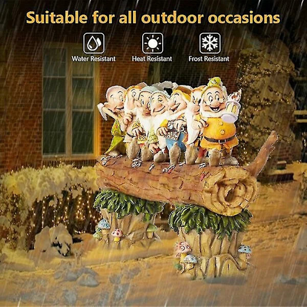 Garden decoration Seven Dwarfs