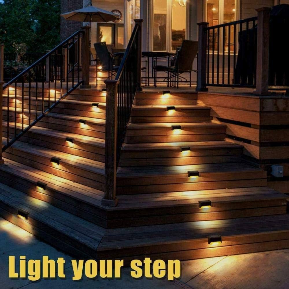 Courtyard stair solar lights