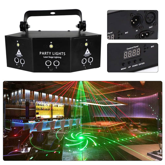 Laser stage light