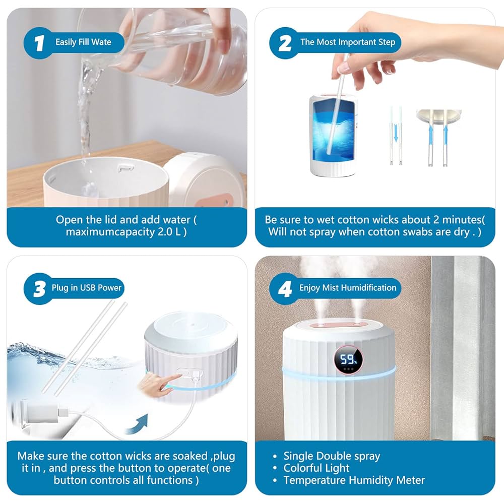 Silent aromatherapy humidifier