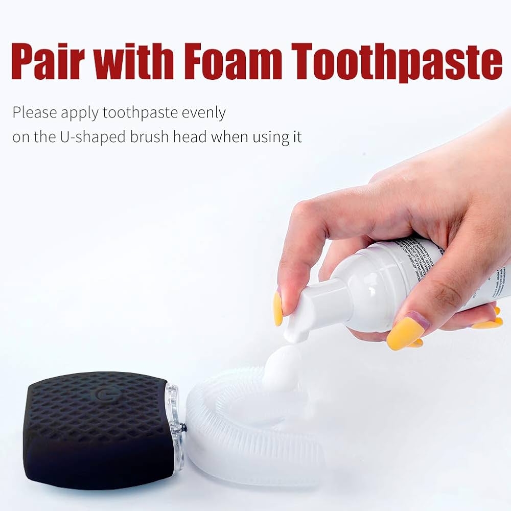 U-shaped toothbrush rechargeable