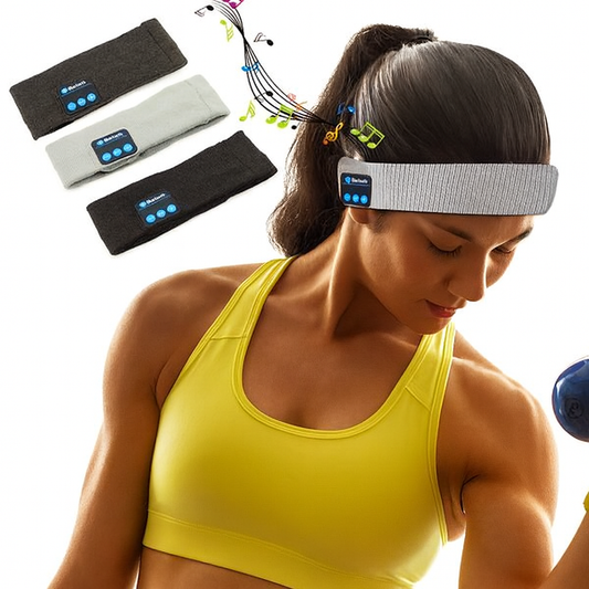Wireless bluetooth headband