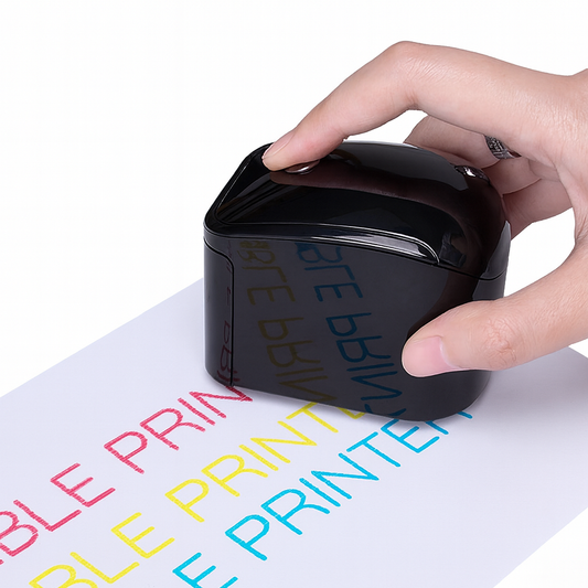 Handheld mini printer for DIY label