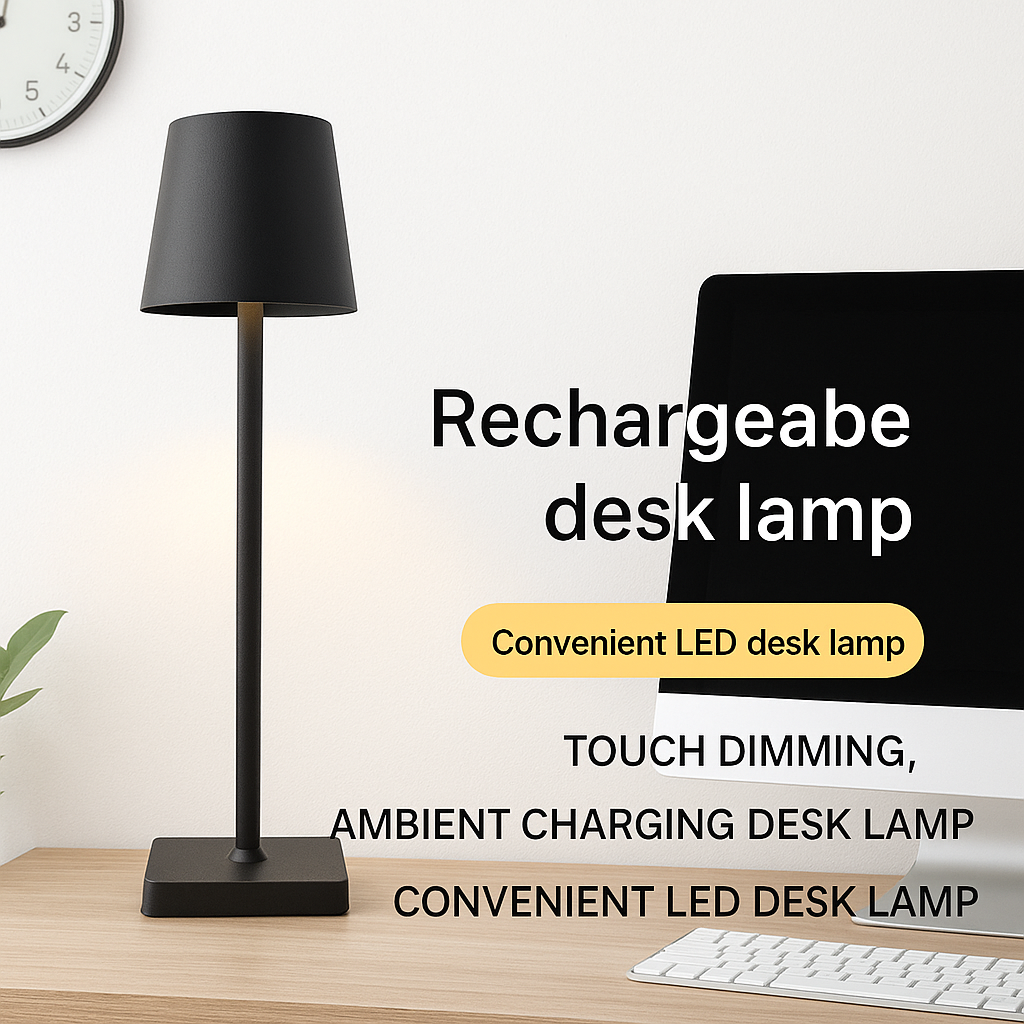 Table lamp with touch dimmable