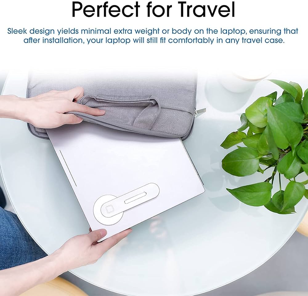 Magnetic phone bracket for laptop