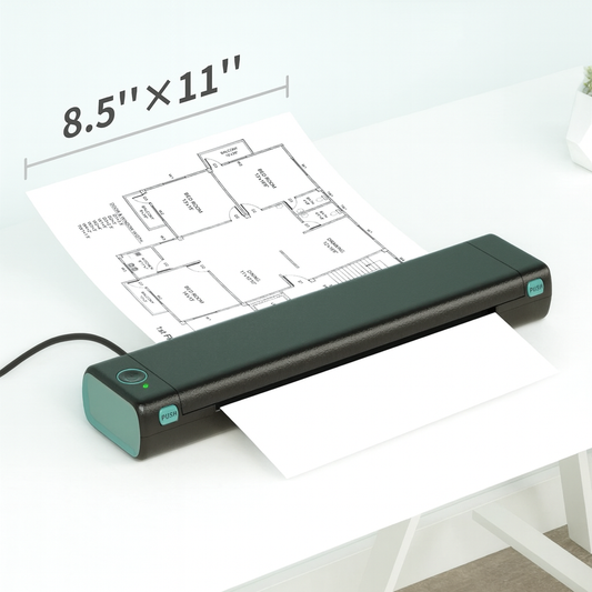 Portable wireless printer A4