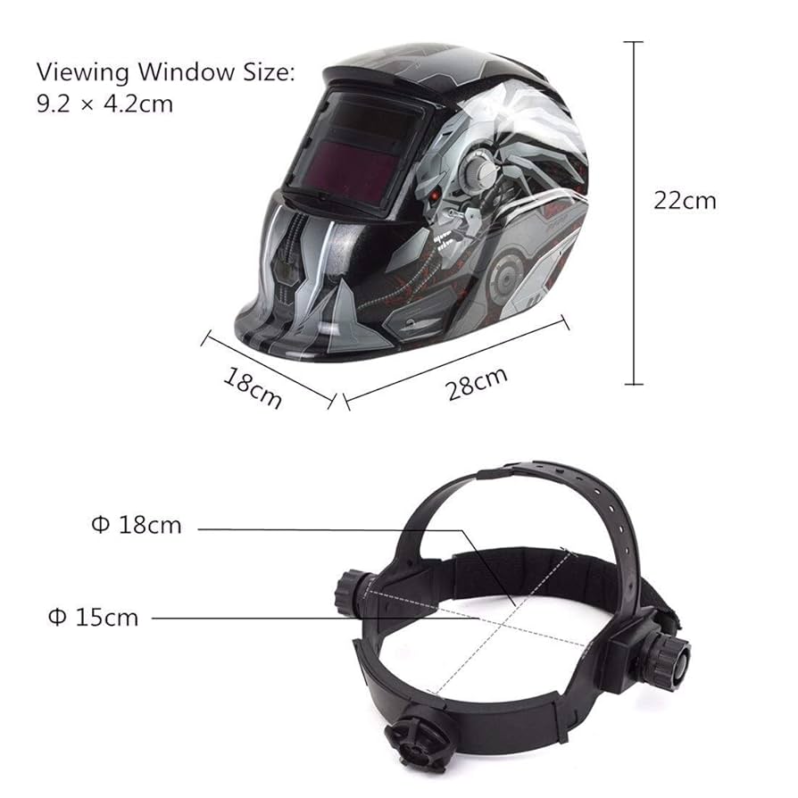 Welding mask with LCD solar