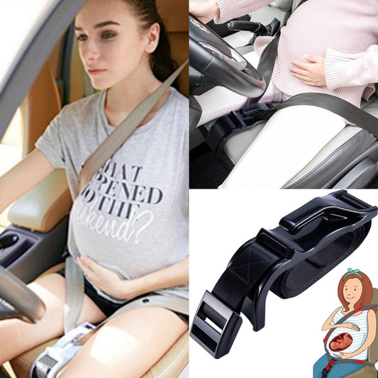 Car seat belt adjuster for pregnant women