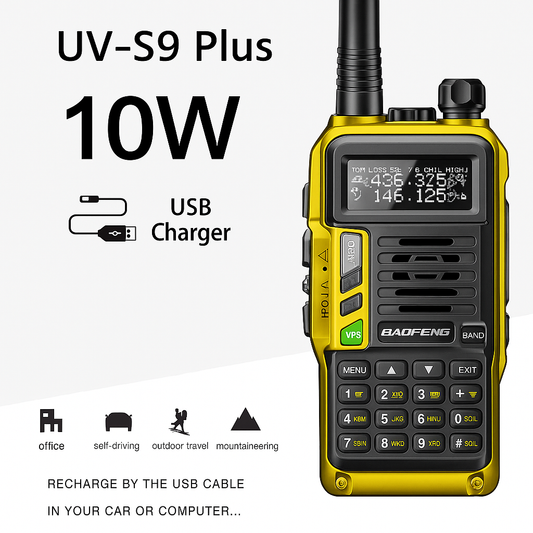 Walkie talkie UV-S9 Plus
