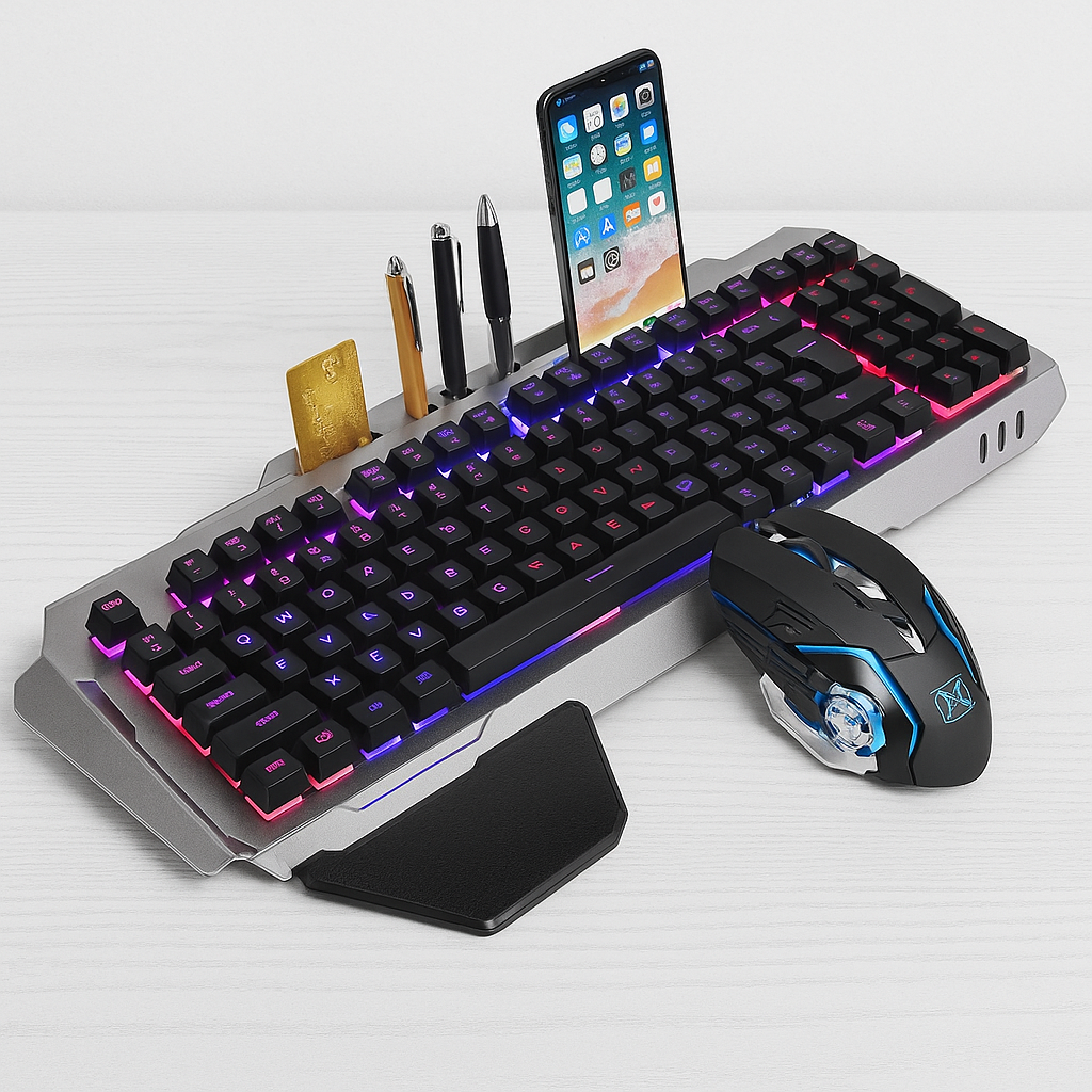 Wireless keyboard and mouse set