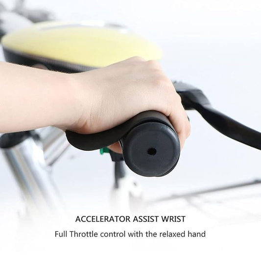 Handlebar throttle assist for motorcycles