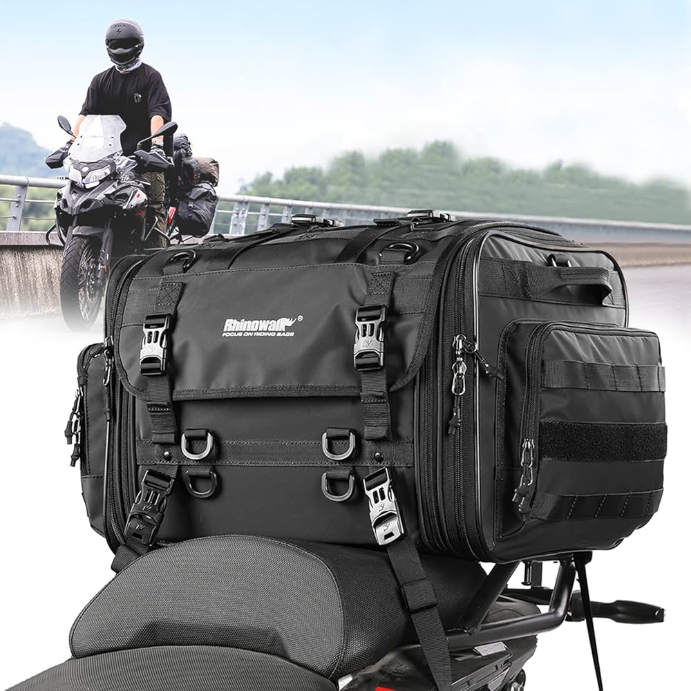 Bag for motorcycle rear seat