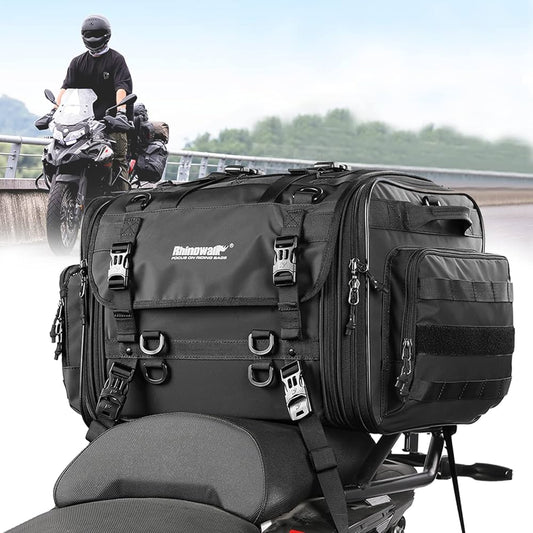 Bag for motorcycle rear seat