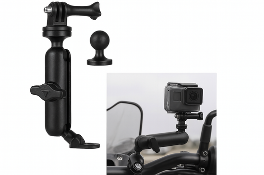 Gopro mount for motorcycles