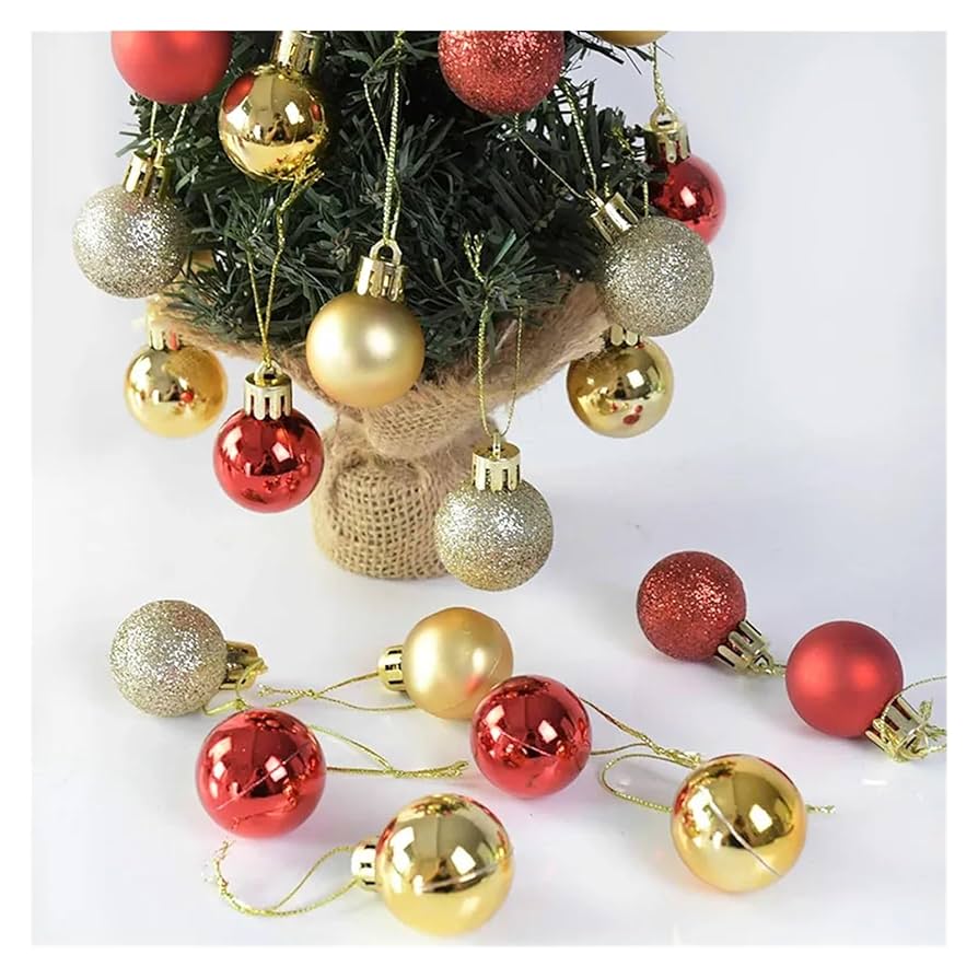 Christmas decoration balls shiny matte