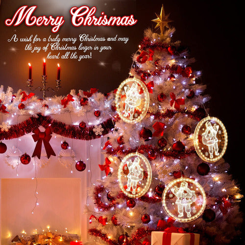 Hanging christmas led lights