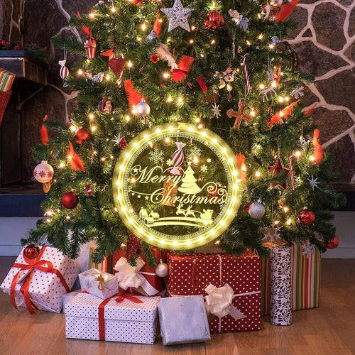 Hanging christmas led lights